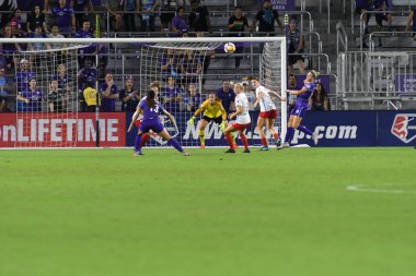 Orland Pride, 25 Ağustos 2018 'de Orlando Florida' daki Exploria Stadyumu 'nda Chicago Red Stars' a ev sahipliği yapıyor..  