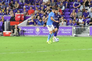 Orlando City 26 Temmuz 2018 'de Florida Exploria Stadyumu' nda NYC FC 'ye ev sahipliği yaptı. Fotoğraf: Marty Jean-Louis