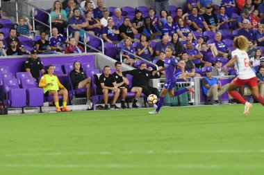 Orland Pride, 25 Ağustos 2018 'de Orlando Florida' daki Exploria Stadyumu 'nda Chicago Red Stars' a ev sahipliği yapıyor..  