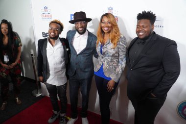 30 Ocak 2020 Perşembe günü Miami 'deki James L Knight Center' da 21. Geleneksel Superbowl İncil Kutlaması Kırmızı Halı.  