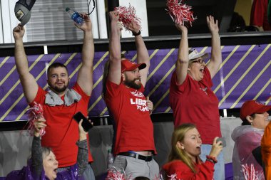 Orlando Florida Exploria Stadyumu 'ndaki 2019 Tedavi Kupası 21 Aralık 2019 Georgia Southern Eagles' a karşı Liberty Flames.