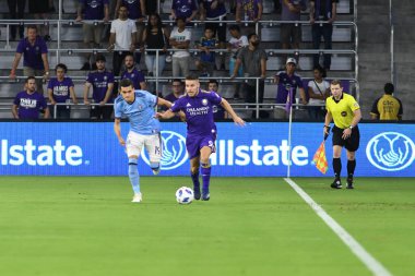 Orlando City 26 Temmuz 2018 'de Florida Exploria Stadyumu' nda NYC FC 'ye ev sahipliği yaptı. Fotoğraf: Marty Jean-Louis