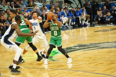 Orlando Magic, Boston Celtics 'i 24 Ocak 2020' de Orlando, Florida 'da Amway Center' da ağırladı.