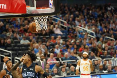 Orlando Magic 30 Aralık 2019 tarihinde Orlando, Florida 'daki Amway Center' da Atlanta Hawks 'a ev sahipliği yaptı.