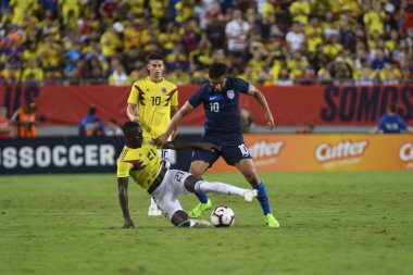 ABD Kolombiya 'ya karşı Raymond James Stadyumu' nda 11 Ekim 2018 'de.  