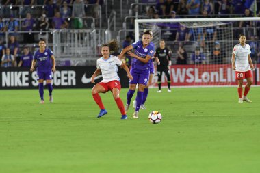 Orland Pride, 25 Ağustos 2018 'de Orlando Florida' daki Exploria Stadyumu 'nda Chicago Red Stars' a ev sahipliği yapıyor..  
