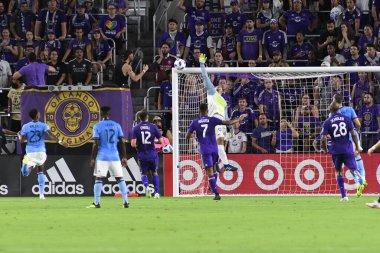 Orlando City 26 Temmuz 2018 'de Florida Exploria Stadyumu' nda NYC FC 'ye ev sahipliği yaptı. Fotoğraf: Marty Jean-Louis