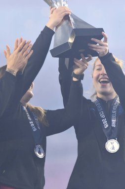 SheBelieves Kupası, 5 Mart 2019 tarihinde Tampa Florida Raymond James Stadyumu 'nda İngiltere' yi şampiyon ilan etmiştir. Fotoğraf: Marty Jean-Louis