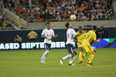 Paris Saint-Germain, Tottenham Hotspur 'a karşı 22 Temmuz 2017' de Orlando Florida 'daki Citrus Bowl' da.   