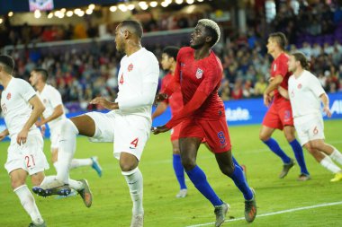 Amerikan Futbol Takımı 15 Kasım 2019 Cuma günü Orlando Florida 'daki Exploria Stadyumu' nda oynanan Concacaf Uluslar Ligi karşılaşmasında Kanada 'ya ev sahipliği yapmaktadır.