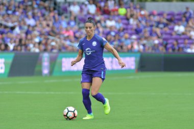 Orlando Pride 22 Nisan 2017 'de Orlando City Stadyumu' nda Washington Spirit 'e ev sahipliği yaptı..  