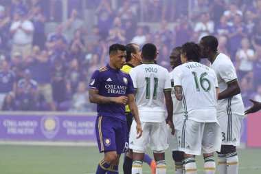 Orlando City 8 Nisan 2018 'de Orlando Florida' daki Exploria Stadyumu 'nda Portland Timbers' a ev sahipliği yaptı.. 