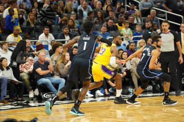 Orlando Magic 11 Aralık 2019 Çarşamba günü Orlando Forida 'daki Amway Center' da Los Angeles Lakers 'a ev sahipliği yaptı..  