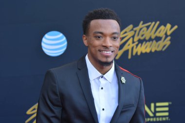 24 Mart 2018 Cumartesi günü Las Vegas 'taki Orleans Resort' ta düzenlenen 33. Yıldız Ödülleri Kırmızı Halı sırasında ünlüler.