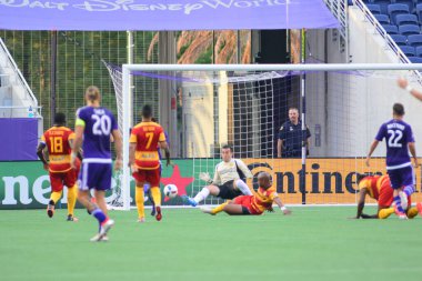 Orlando City SC, 29 Haziran 2016 'da Orlando Florida' daki Kamp Dünyası Stadyumu 'nda Fort Lauderdale Strikers' a ev sahipliği yaptı..