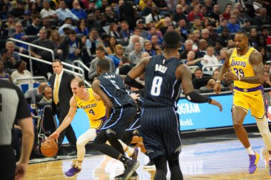 Orlando Magic 11 Aralık 2019 Çarşamba günü Orlando Forida 'daki Amway Center' da Los Angeles Lakers 'a ev sahipliği yaptı..  