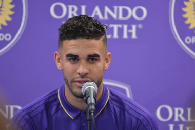 Orlando City SC, Dom Dwyer 'ı tanıtmak için bir basın toplantısı düzenledi..  