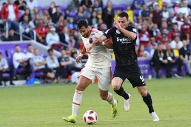 Flamengo Eintracht Frankfurt 'a karşı 12 Ocak 2019 Cumartesi günü Orlando City Stadyumu' nda.  