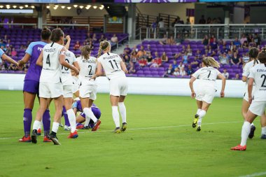 Foto Prides, 11 Mayıs 2019 Cumartesi günü Orlando City Stadyumu 'nda Portland Thorns FC' ye ev sahipliği yapıyor..