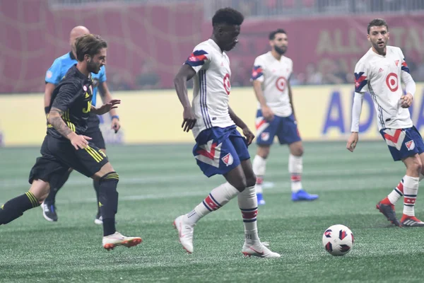 1 Ağustos 2018 tarihinde Atlanta 'daki Mercedez Benz Stadyumu' nda tüm yıldızlar Juventus 'a karşı..  