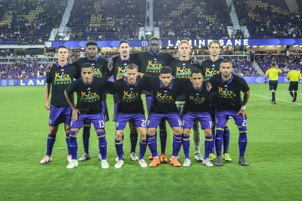 Orlando City Ospita Houston Dynamo All Exploria Stadium Orlando Florida — Foto Stock