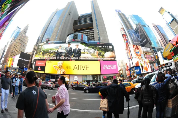 Širokoúhlý Výhled New York City Května 2016 — Stock fotografie