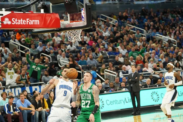 Orlando Magic Host Boston Celtics Amway Center Την Παρασκευή Ιανουαρίου — Φωτογραφία Αρχείου