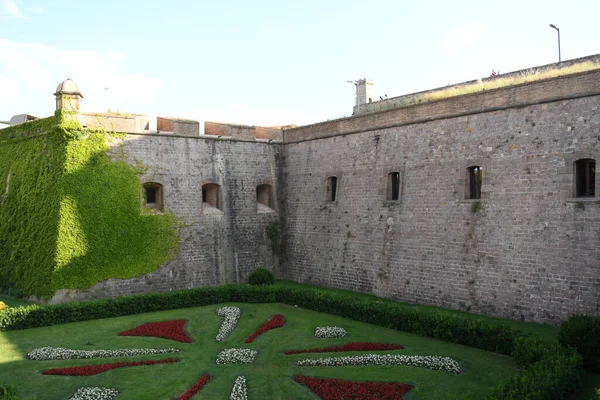 Veduta Delle Antiche Mura Della Fortezza — Foto Stock