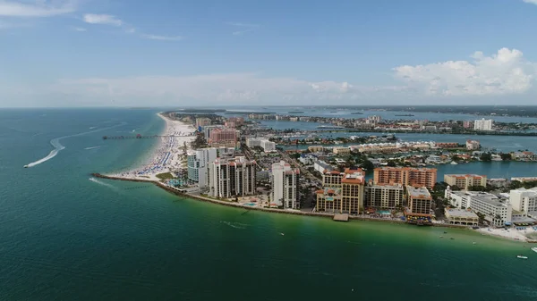 Krásný Výhled Pobřeží Městskou Pláží — Stock fotografie