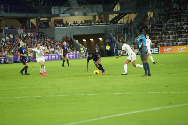 Usa England Match 2020 Shebelieves Cup Exploria Stadium Orlando Florida — Stock Photo, Image