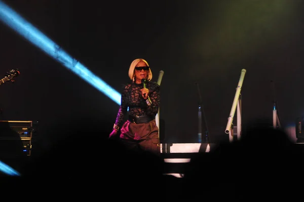 Los Cantantes Mary Blige Tamar Braxton Presentan Cfe Arena Orlando — Foto de Stock