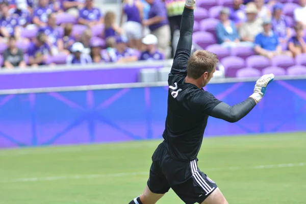 Orlando City Hostí Galaxy Citrus Bowl Orlandu Floridě Dubna 2017 — Stock fotografie