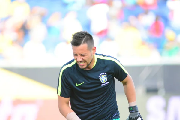 Brasil Enfrenta Haití Durante Copa América Centenario Orlando Florida Camping — Foto de Stock