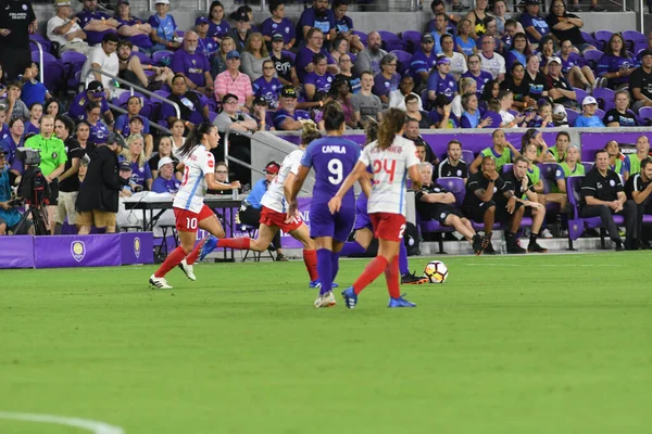Orland Pride, 25 Ağustos 2018 'de Orlando Florida' daki Exploria Stadyumu 'nda Chicago Red Stars' a ev sahipliği yapıyor.. 