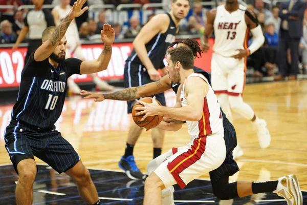 Basket Match Nba Säsong Orlando Magic Miami Värme Januari 2020 — Stockfoto