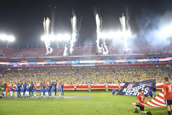 ABD Kolombiya 'ya karşı Raymond James Stadyumu' nda 11 Ekim 2018 'de.  