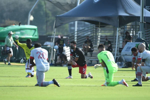 Toronto FC, 13 Temmuz 2020 tarihinde Orlando Florida 'da düzenlenen ESPN Wild World of Sports' ta düzenlenen MLS Back Tournament sırasında D.C. United ile karşı karşıya geldi..  