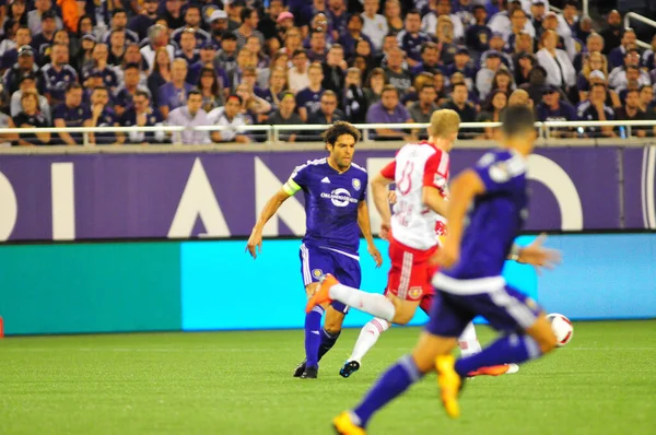 Orlando City Host New York Red Bulls Camping World Stadium — Stock Photo, Image