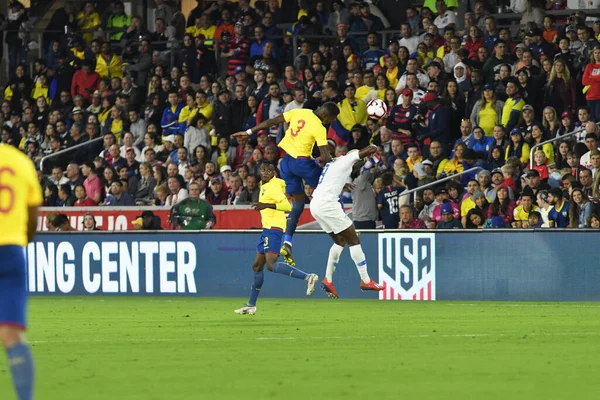 Men National Team Gospodarzem Ekwador National Team Orlando City Stadium — Zdjęcie stockowe