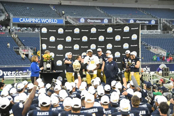 Notre Dame Enfrenta Lsu Durante Citrus Bowl Camping World Stadium — Fotografia de Stock