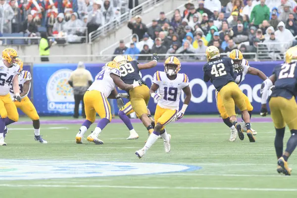 Notre Dame Enfrentará Lsu Durante Citrus Bowl Camping World Stadium —  Fotos de Stock