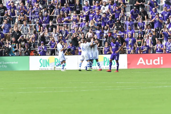 Orlando City Hosts Montreal Impact Orlando City Stadium Orlando Florida — Stock Photo, Image