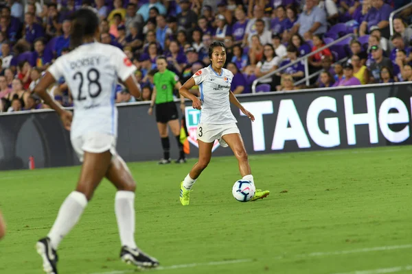 Orlando Pride 20 Temmuz 2019 tarihinde Florida Exploria Stadyumu 'nda Sky Blue FC' ye ev sahipliği yaptı..