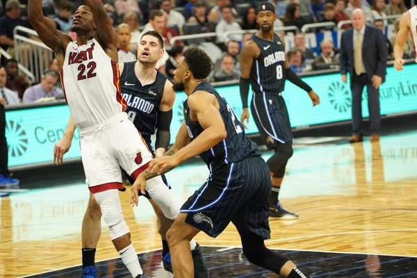 Basketbol Sezonu Orlando Magic Miami Heat Karşı Ocak 2020 — Stok fotoğraf