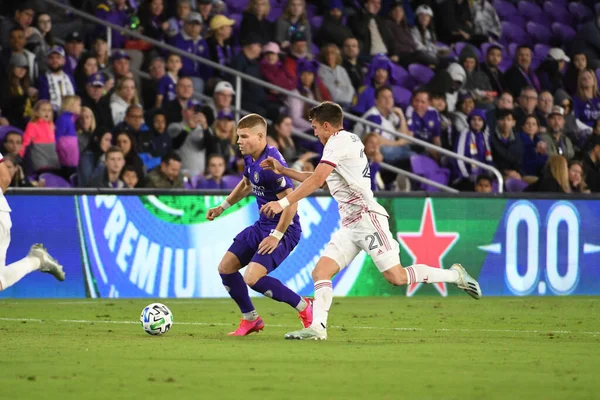 Orlando City Házigazda Real Salt Lake Exploria Stadionban 2020 Február — Stock Fotó