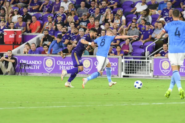 Orlando City 26 Temmuz 2018 'de Florida Exploria Stadyumu' nda NYC FC 'ye ev sahipliği yaptı. Fotoğraf: Marty Jean-Louis