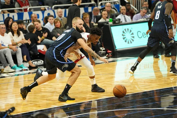 Basketbalwedstrijd Nba Seizoen Orlando Magic Miami Heat Januari 2020 — Stockfoto