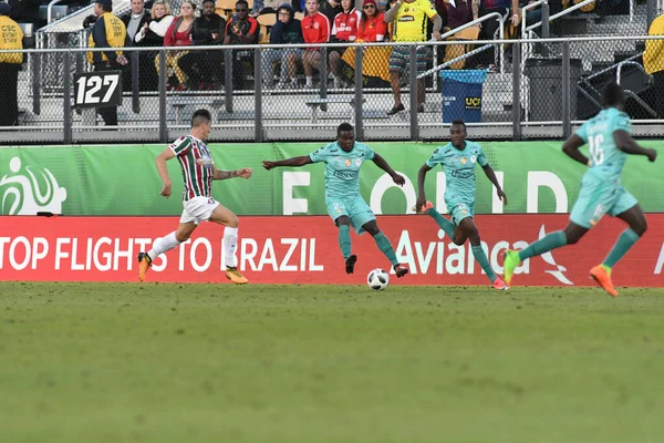 Fluminense Barcelona Florida Cup Spectrum Stadium Den Januari 2018 Orlando — Stockfoto