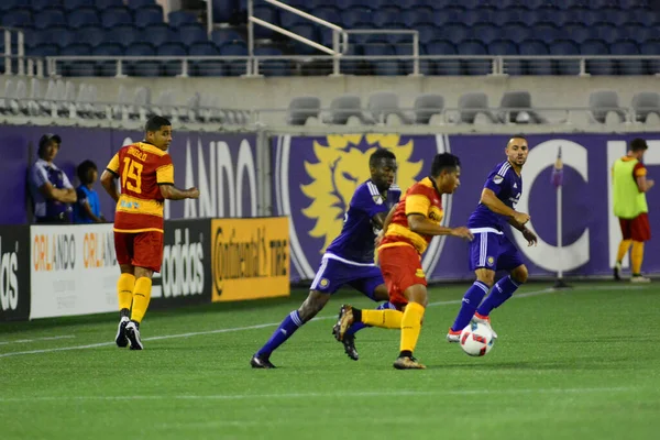 Orlando City Gastheer Van Het Fort Lauderdale Strikers Camping World — Stockfoto