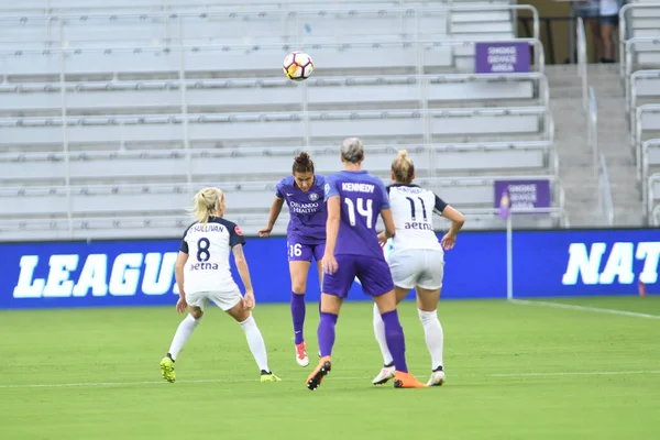 Orlando Pride, 23 Mayıs 2018 'de Orlando Florida' daki Exploria Stadyumu 'nda Kuzey Carolina Cesareti' ne ev sahipliği yapmaktadır..  